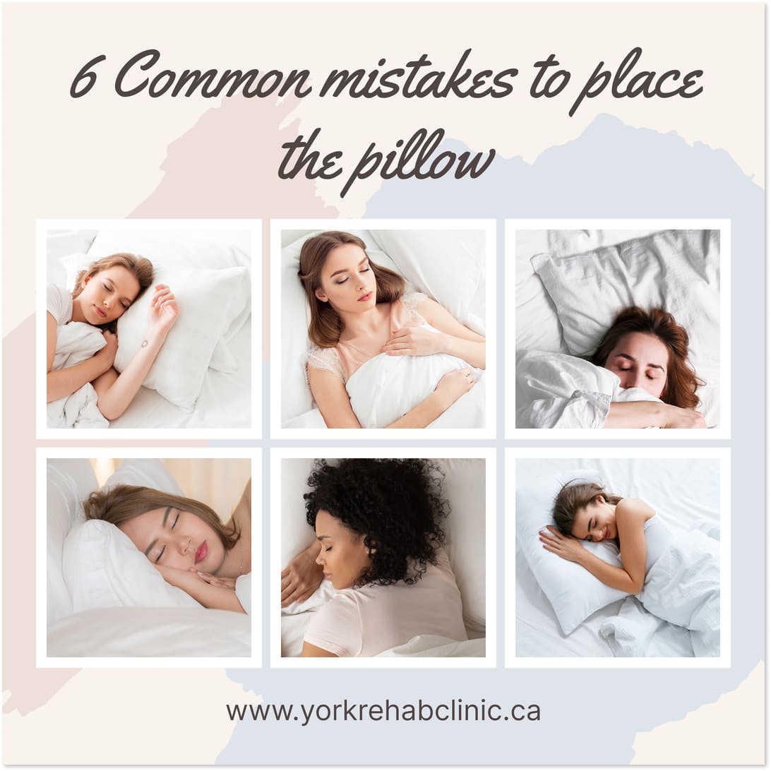 6 Common Mistakes to Place the Pillow 
