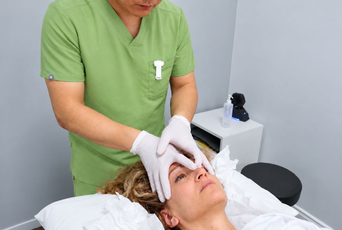 Osteo-Massage Therapy to patient