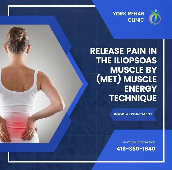 Iliopsoas muscle pain treatment in Richmond Hill