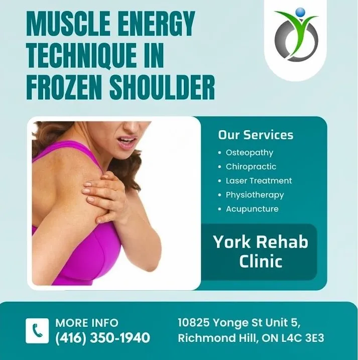 Frozen shoulder treatment in Richmond Hill