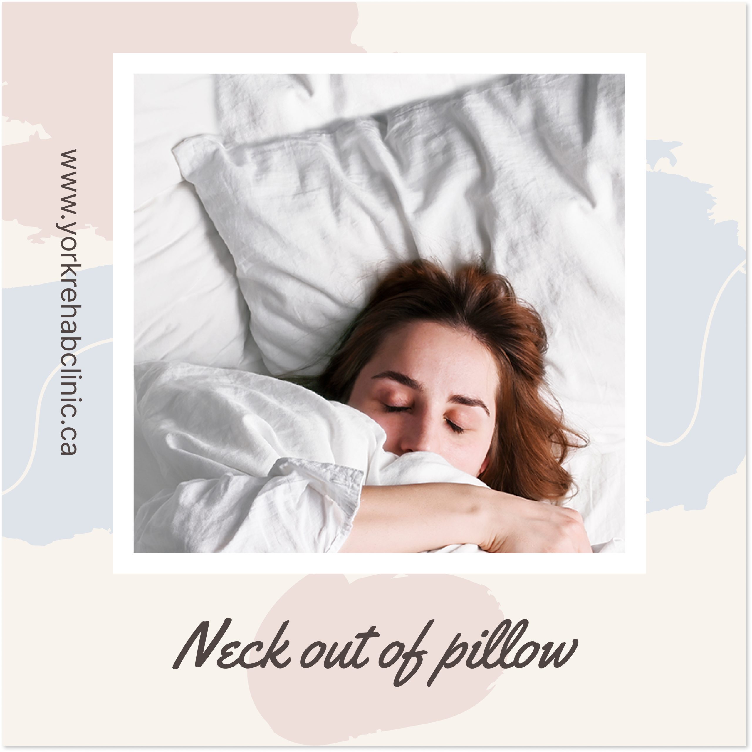 Neck out of pillow