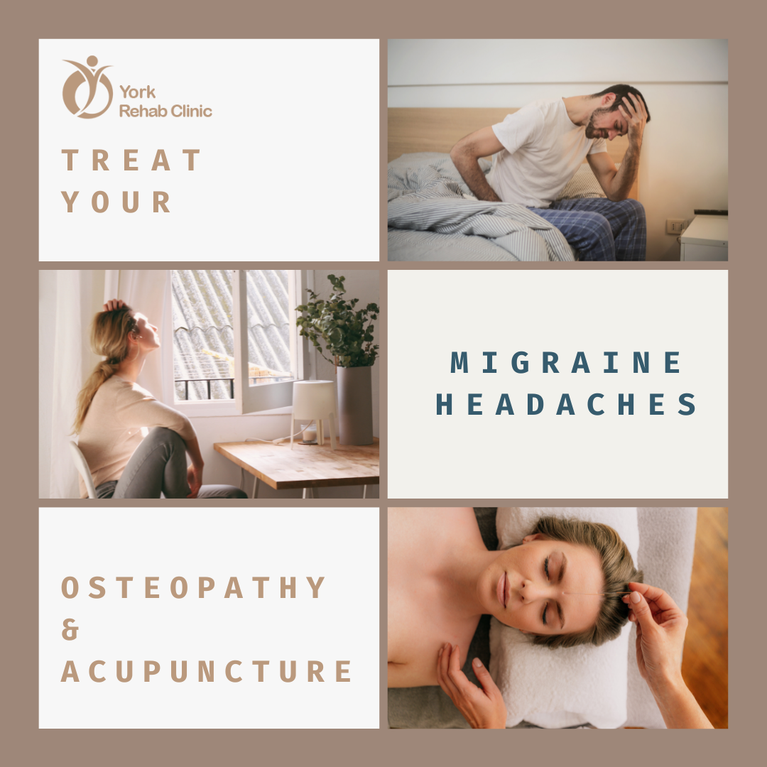 Migraine Headaches treatment with Osteopathy and Acupuncture